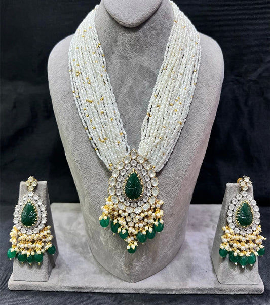 Pavika pearl necklace set