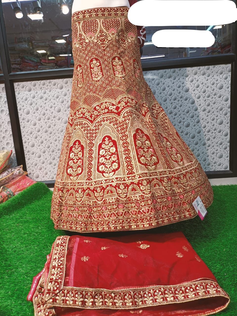 Indian heritage traditional sangeet wedding Lehanga