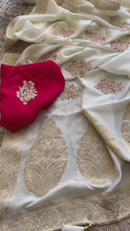 Sanisha moonga silk sarees Indian sari blouse women sarees