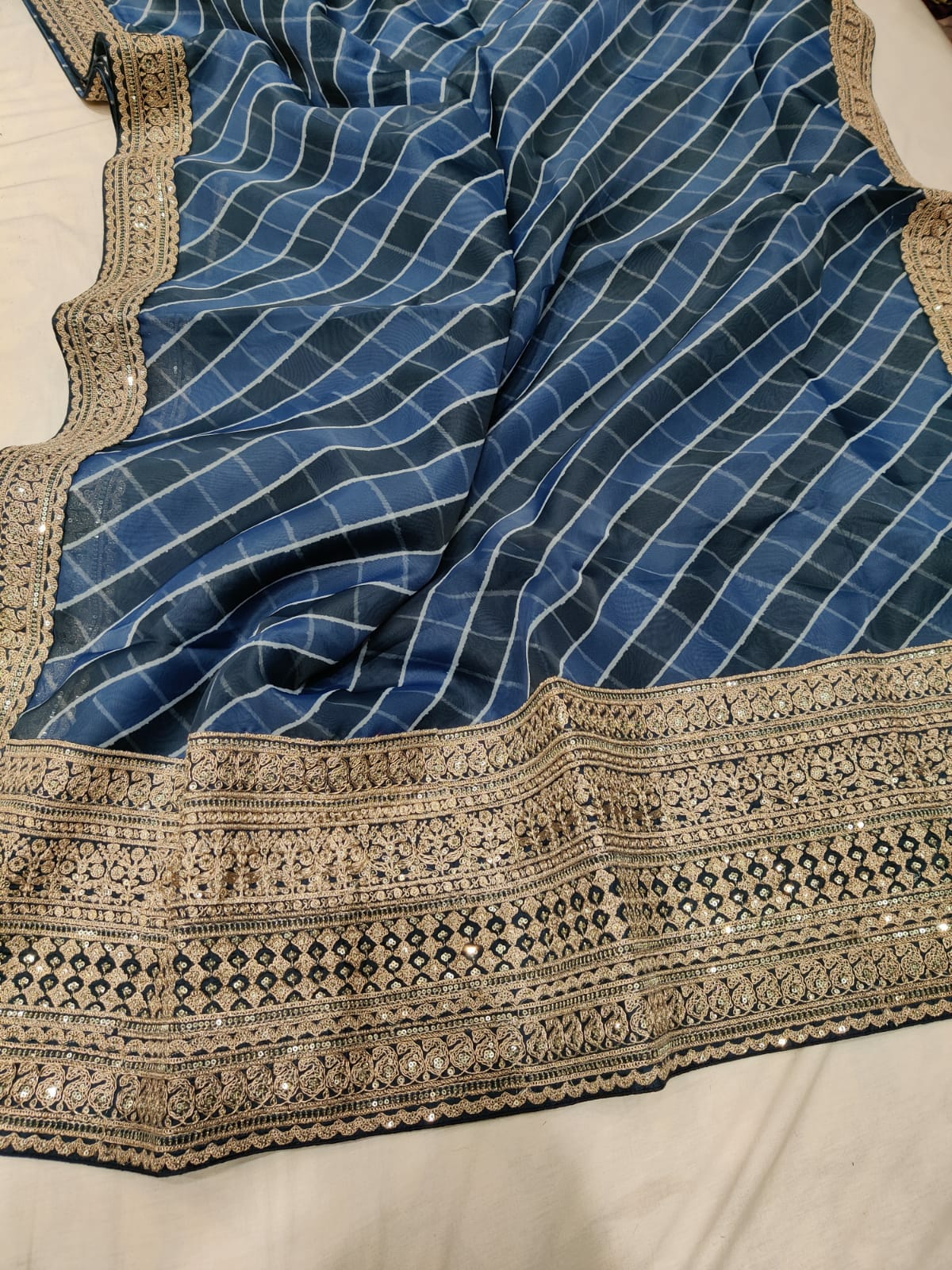 Nahida organza beautiful sari