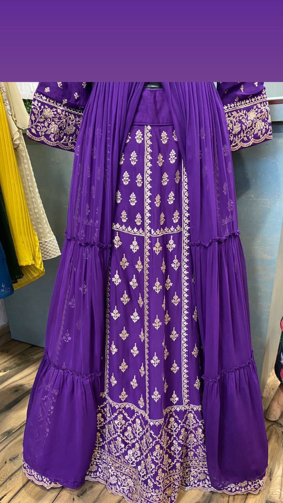 Aneena gorgette dress