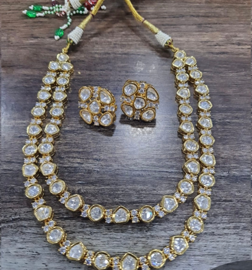 Naveena Kundan necklace set