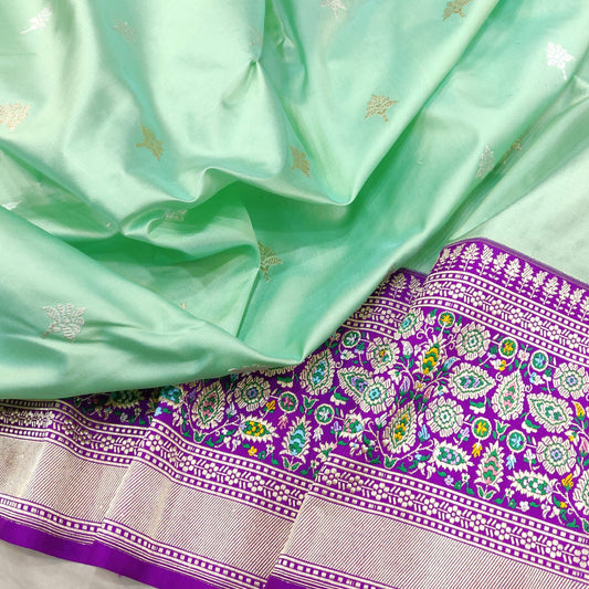 Mayuri Katan handwoven saree