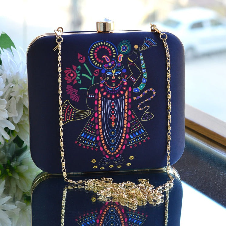 Janmashtmi inspired clutch box