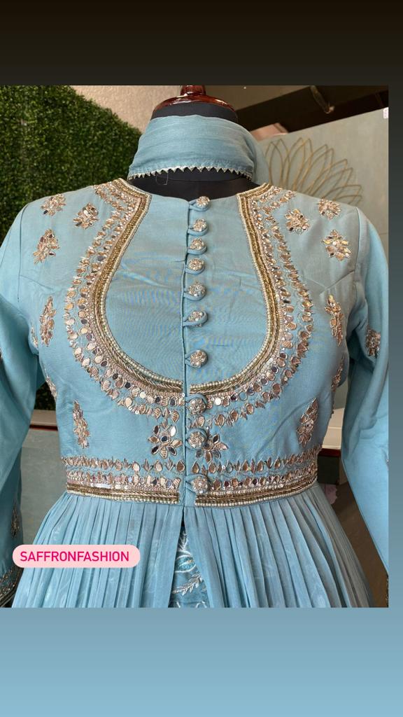 Manisha gorgette kurta dress