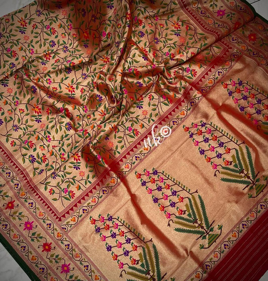 Tissue Paithani dupatta