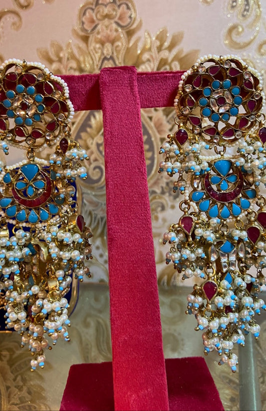 Lalisha pacchi Kundan earrings