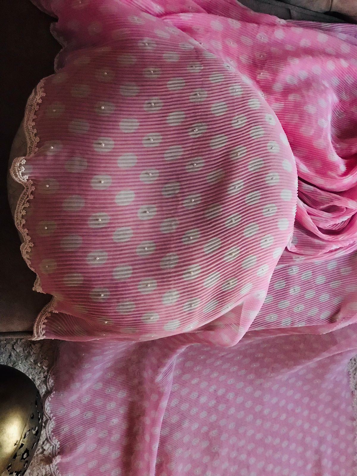 Fairly pink saree