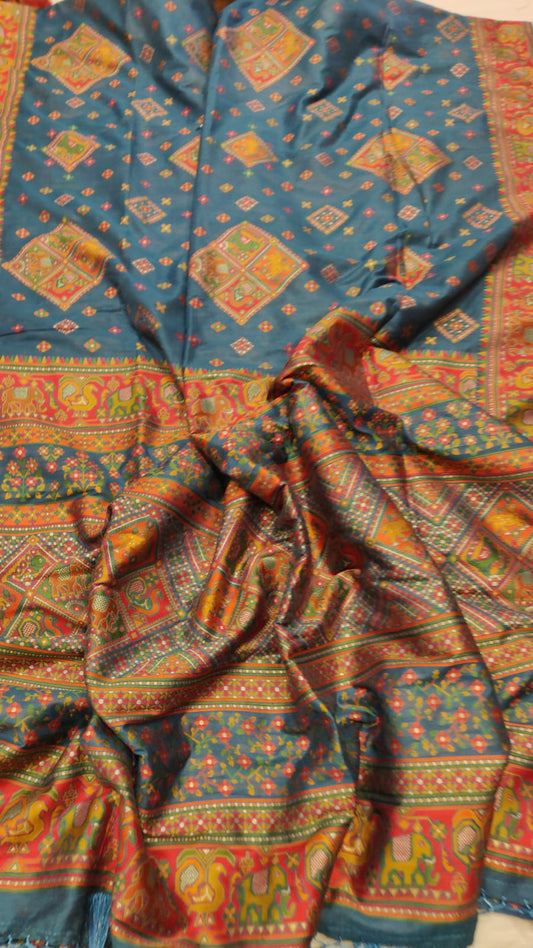 Kani inspired silk saree