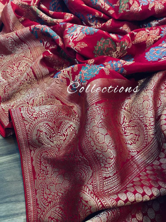 Munga classy Resham saree